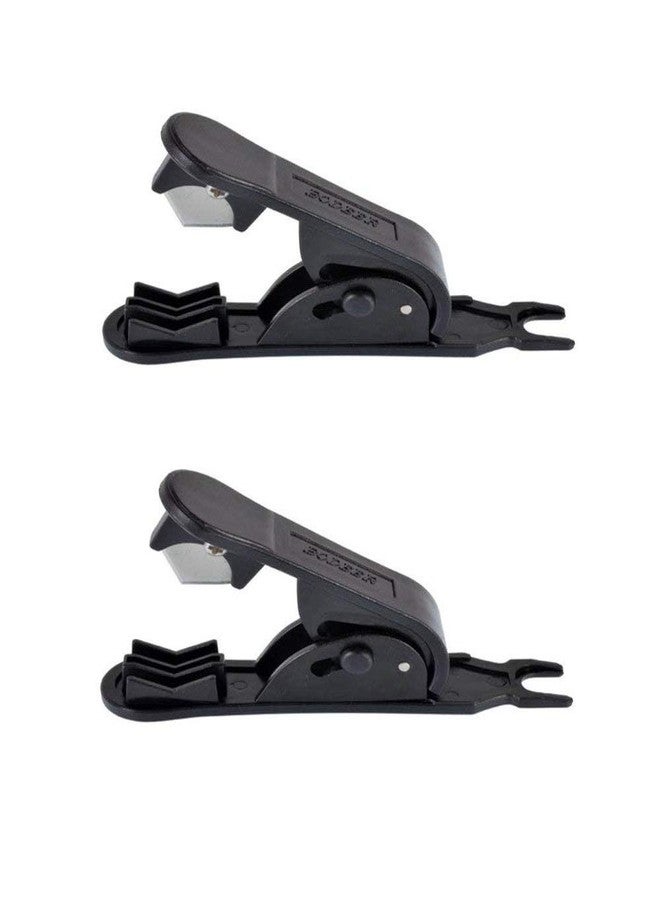 KRPLUS RO Pipe Tube Cutter for 1/4' 3/8' 1/2' PVC Nylon PU for RO Reverse Osmosis System Black (Pack Of 2) - Image 1